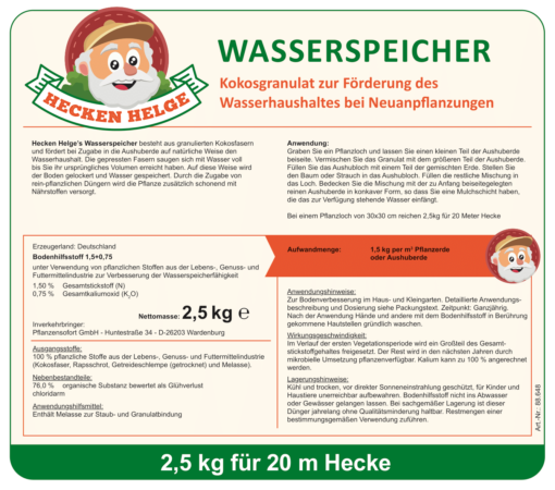 Wasserspeicher Hecken online kaufen