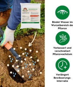 Hecken Helges Wasserspeicher Granulat für Pflanzen