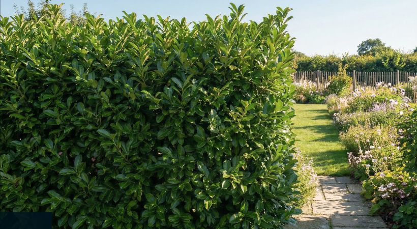 Kirschlorbeer Elly-Hecke in 7 Schritten Pflanzen & Pflegen