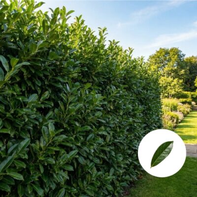 Aufrechter Kirschlorbeer Herbergii Hecke kaufen