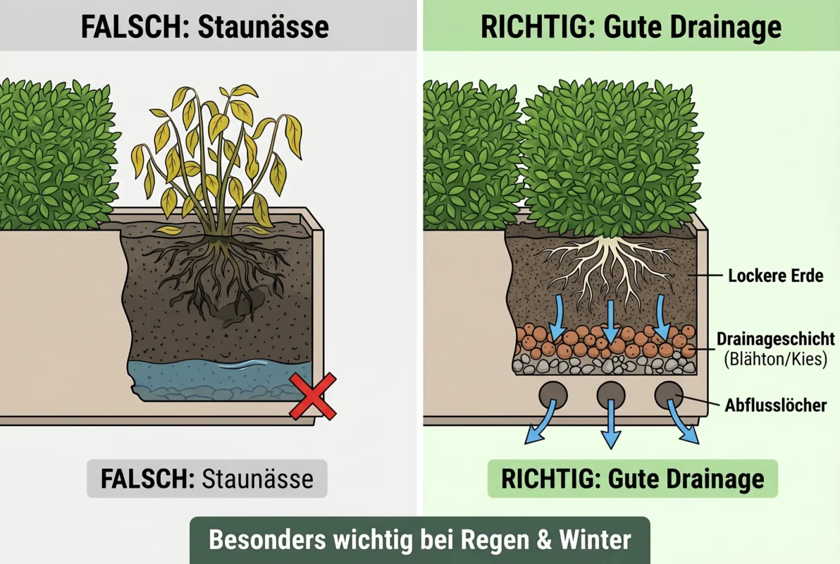 Hecke im Kübel pflanzen